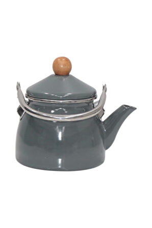 PR Home Gray Emaye Demlik Kettle Küçük 1.1 LT