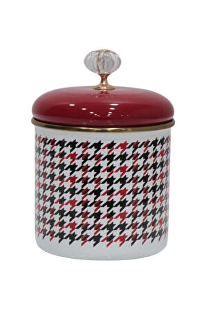 PR Home Forte Red Emaye Baharatlık Kavanoz Orta Boy 12 cm