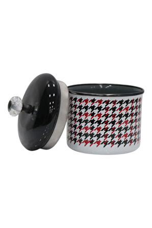 PR Home Forte Black Emaye Baharatlık Kavanoz Küçük Boy 10 cm