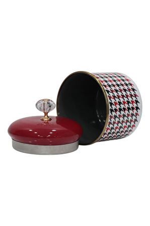 PR Home Forte Red Emaye Baharatlık Kavanoz Küçük Boy 10 cm