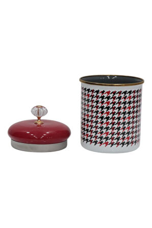 PR Home Forte Red Emaye Baharatlık Kavanoz Büyük Boy 14 cm