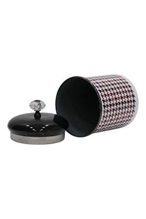 PR Home Forte Black Emaye Baharatlık Kavanoz Büyük Boy 14 cm