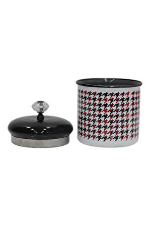 PR Home Forte Black Emaye Baharatlık Kavanoz Orta Boy 12 cm