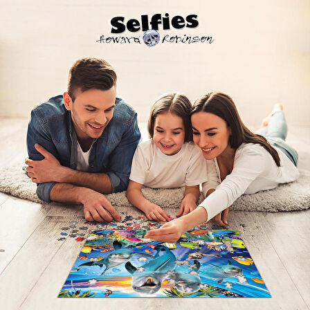 Prime 3D Hayvanat Bahçesi Selfie 500 Parça Yetişkin Puzzle 1006