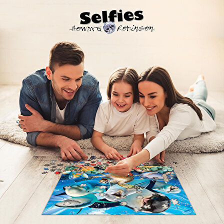 Prime 3D Okyanusta Selfie 500 Parça Yetişkin Puzzle 10155
