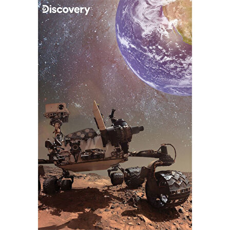 Prime 3D Discovery Mars Aracı ve Astronot İkili Puzzle 200 Parça 10232