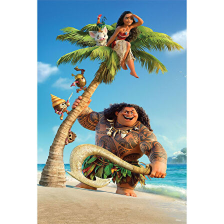 Prime 3D Disney Moana İkili Puzzle 200 Parça 10253
