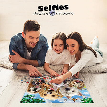 Prime 3D Köpek Selfie 500 Parça Yetişkin Puzzle 10376