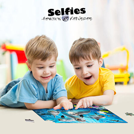 Prime 3D Sevimli Yunuslar 63 Parça Puzzle 10529