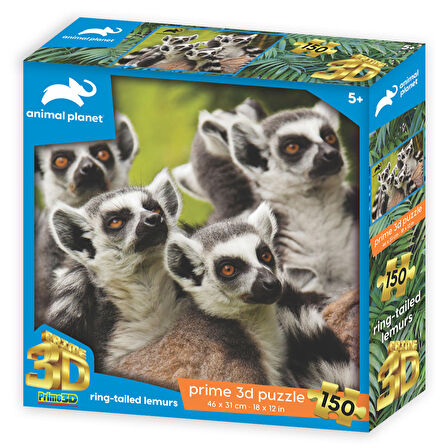 Prime 3D Lemurlar 150 Parça Puzzle 10895