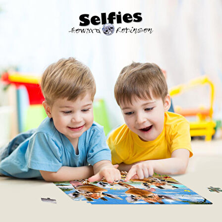 Prime 3D Zürafa Pelüş ve Selfie 48 Parça Puzzle 15802