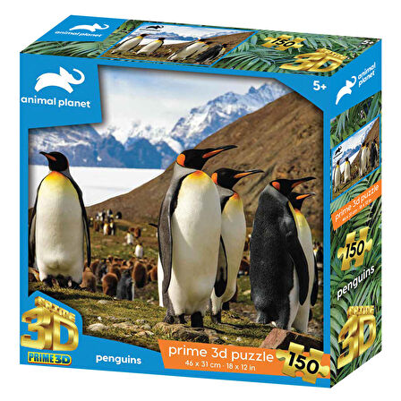 Prime 3D Penguenler 150 Parça Puzzle 20837