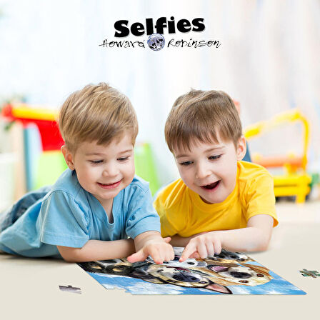Prime 3D Gülen Köpek Selfie 150 Parça Puzzle 20898