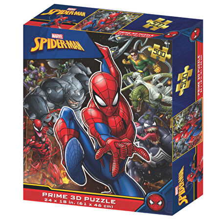 Prime 3D Spider-Man 500 Parça Yetişkin Puzzle 32552