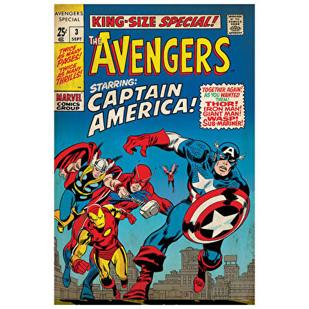 Prime 3D Marvel Comics Avengers Puzzle 300 Parça 33167