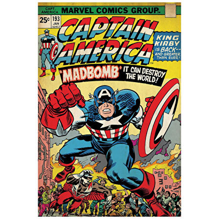 Prime 3D Marvel Comics Captain America Puzzle 300 Parça 33175