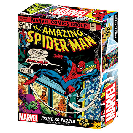 Prime 3D Marvel Comics Spider-Man 300 Parça Puzzle 33194