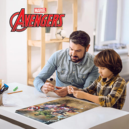 Prime 3D Avengers 300 Parça Puzzle 35562 - Metal Kutu