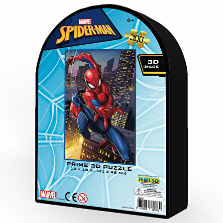 Prime 3D Spider-Man 300 Parça Puzzle 35586 - Metal Kutu