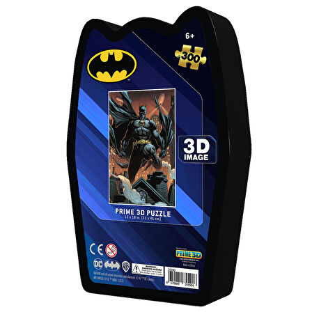 Prime 3D Batman 300 Parça Puzzle 35590 - Metal Kutu