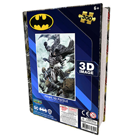 Prime 3D Batman 300 Parça Puzzle 35620 - Metal Kutu