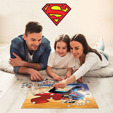 Prime 3D Superman Figür ve 300 Parça Puzzle 35807