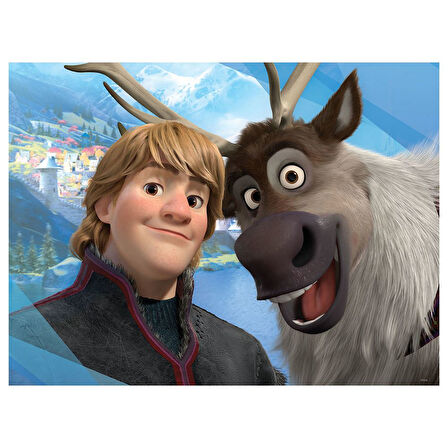 Prime 3D Disney Frozen Çift Taraflı Puzzle 300 Parça 37554