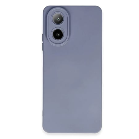 Oppo A38 Kılıf Nano içi Kadife Silikon - Gri