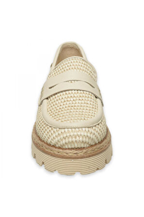 Mammamia D25Ya-3680Z Günlük Krem Kadın Ayakkabı