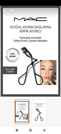 Mac kirpik kıvırıcı / full lash curler