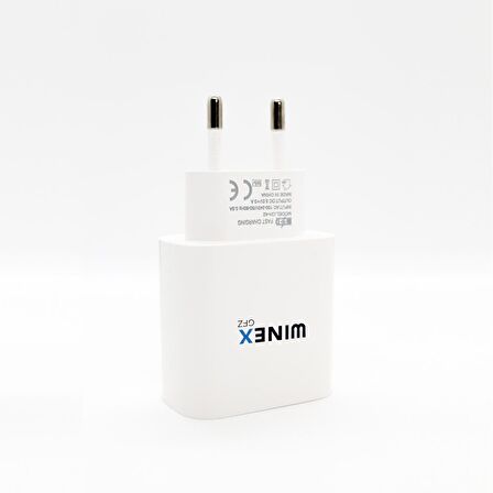 Winex USB Type-C 18W Quick Charger 3.0 Ultra Hızlı Kablolu Şarj Aleti 