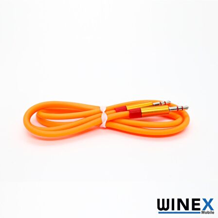 Winex AX42 Gfz 3.5mm Aux Kablo 1m Turuncu