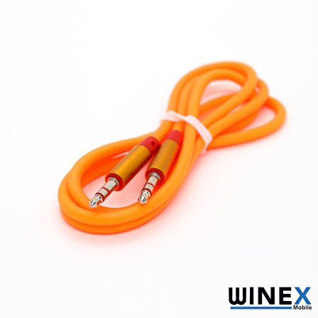 Winex AX42 Gfz 3.5mm Aux Kablo 1m Turuncu