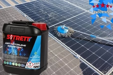 SİTRETT MX Güneş Paneli Temizleyici Endüstriyel Alkali 5 Kg.