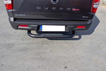 Ssangyong Musso Arka Koruma Basamak Siyah Çap:76 2019 ve Sonrası