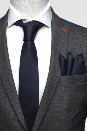 Ds Damat Standart Kravat-Mendil-Kol Düğmesi Aksesuar Setleri 0HF1145SET13