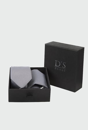 Ds Damat Standart Kravat-Mendil-Kol Düğmesi Aksesuar Setleri 0HF1145SET18
