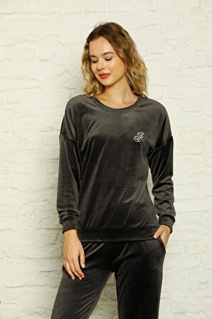 Luxury Velvet Collection İpeksi Kadife Pijama Takımı