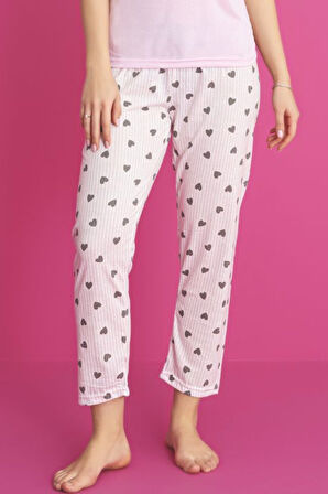 Dreamy Pamuklu Desenli Kısa Kollu Pijama Takımı