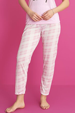 Dreamy Pamuklu Desenli Kısa Kollu Pijama Takımı
