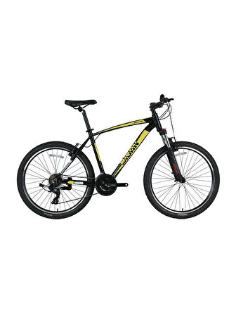 Bisan Mtx 7100 Erkek Dağ Bisikleti 48CM V 29 Jant 21 Vites Mat Siyah Sarı