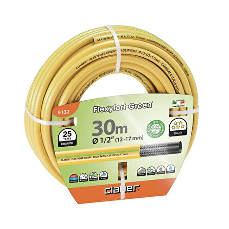 Claber 9132 Hortum Flexyfort Green 30m çap ½