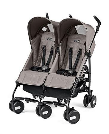 Peg perego Pliko Mini Classico Twin İkiz Bebek Arabası Mod Beige