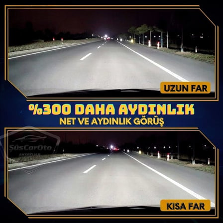 H4 Lazer Mercekli Far Ampulü Ufuk Çizgili Otomobil Araç Motosiklet Uyumlu Profesyonel Mini Projektör LED Beyaz Led Xenon Lamba 8200LM Şimşek Etkili Uzun Kısa 2 Adet 12/36v 55W