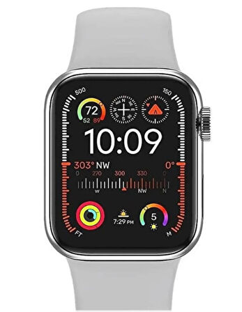 JHY Smart Watch S9 Pro Gümüş Akıllı Saat