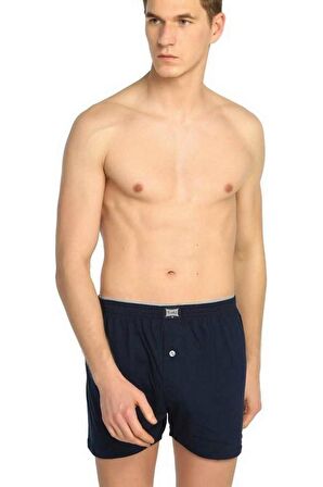 Tutku 0117 Erkek Penye Düz Boxer Lacivert Tekli Ürün