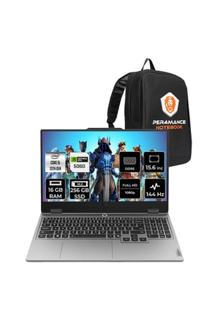 LOQ 15IRX10 i5 13450HX 16GB 256GB SSD RTX5060/8GB 100W 15.6" FHD 144Hz FDOS Gaming Laptop