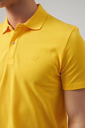 Ds Damat Regular Fit Sari %100 Pamuk Polo Yaka T-shirt 6HC14ORT51000 6HC14ORT51000