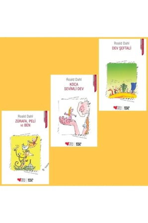 Zürafa, Peli Ve Ben - Koca Sevimli Dev - Dev Şeftali & Roald Dahl 3 Kitap