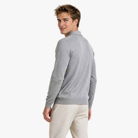 Nautica Erkek Gri Regular Fit Triko